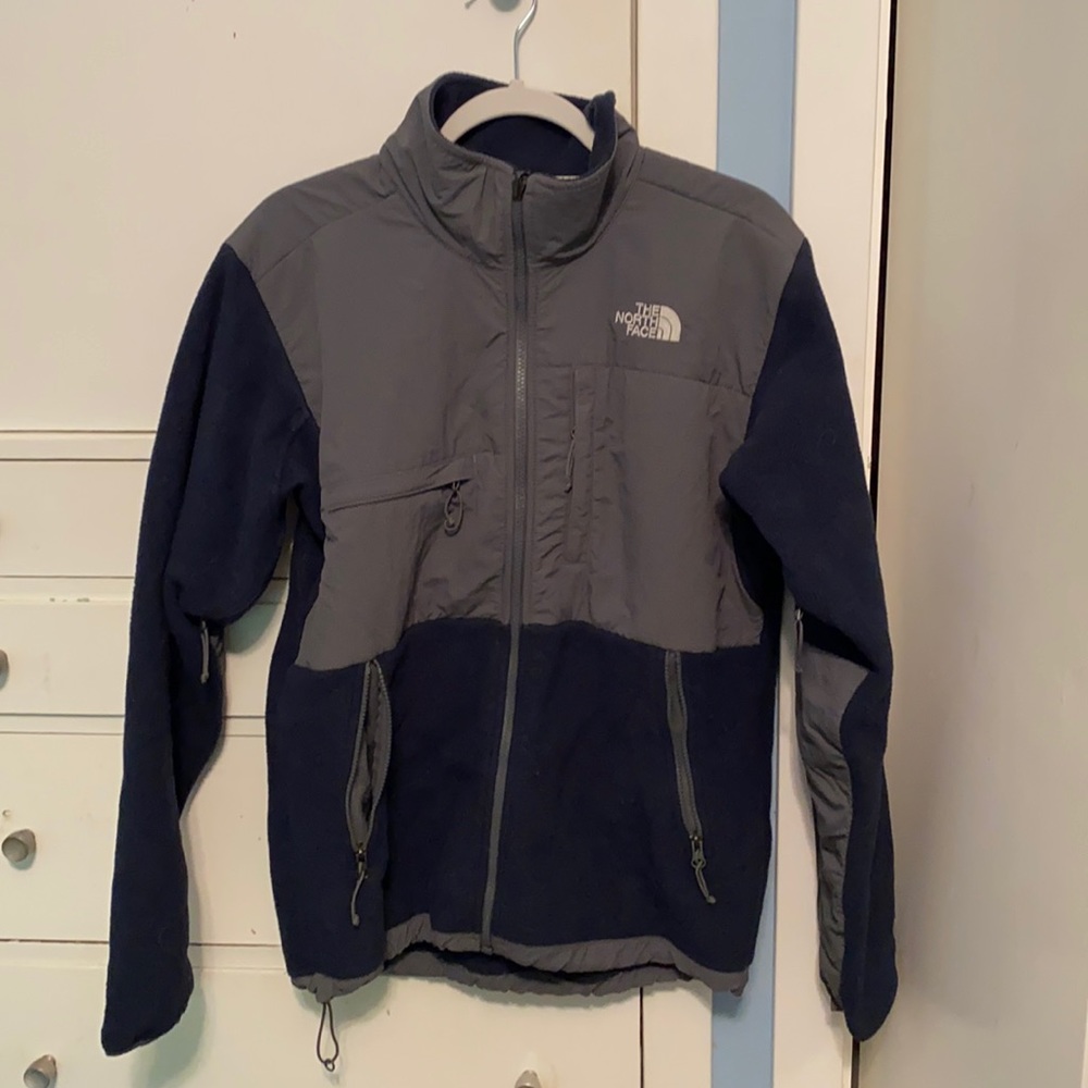 Navy Blue North Face Jacket
